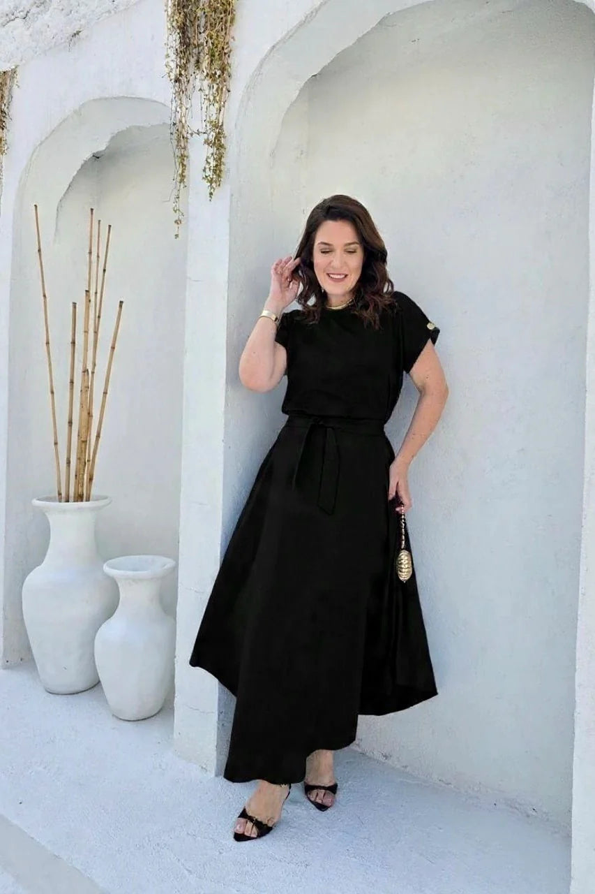 Conjunto Viscolinho Preto - Eleonora