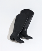 Bota Cano Plus Western Preta