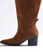 Bota Cano Plus Acamurçada Marrom