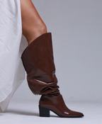 Bota Over The Knee Marrom