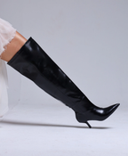 Bota Over The knee Salto Fino Preta