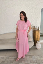 Conjunto Viscolinho Rosé - Eleonora