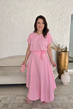 Conjunto Viscolinho Rosé - Eleonora