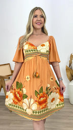 VESTIDO CURTO JULIANA FLOR