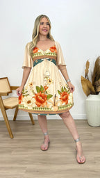 VESTIDO CURTO JULIANA FLOR