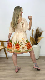 VESTIDO CURTO JULIANA FLOR